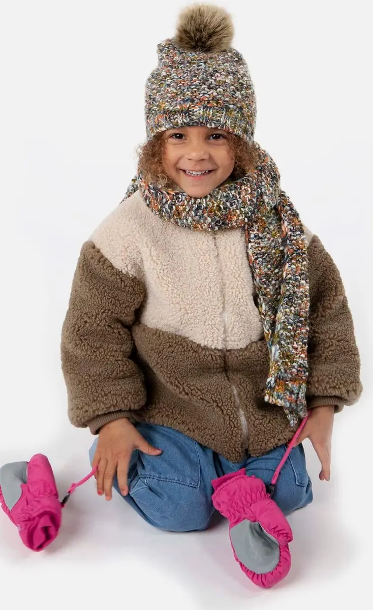 Barts Nylon Mitts Kids Wanten Kinderen - Roze Maat 1