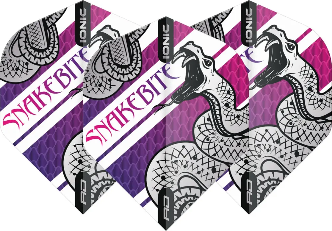 Red Dragon Peter Wright Hardcore Ionic Snakebite Dartvleugels - TF6564 - Multi - afbeelding 3 van 3