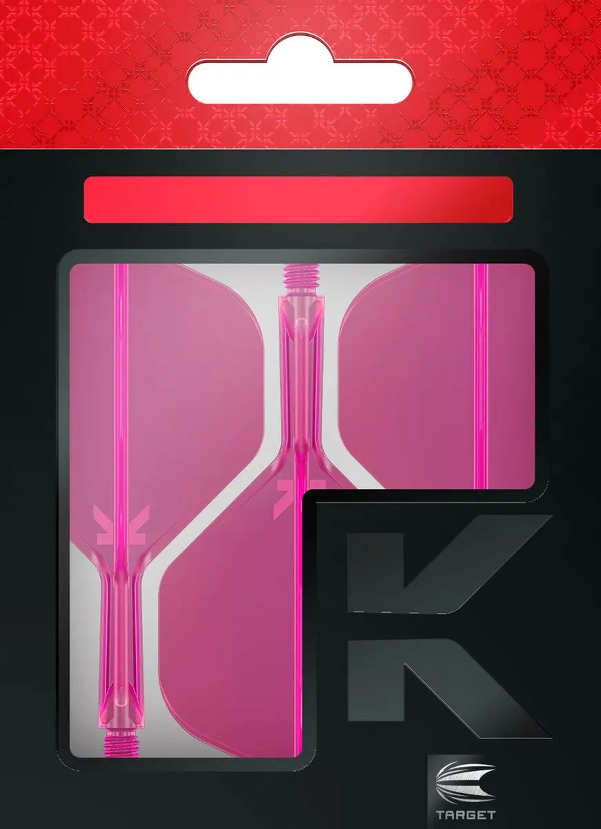 Target K-Flex NO2 Dart Flights - Roze - 3 Stuks