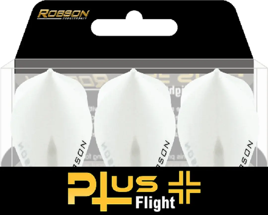 Bull's Robson Plus Flight FSH RO-51710 - Wit - 3 Stuks