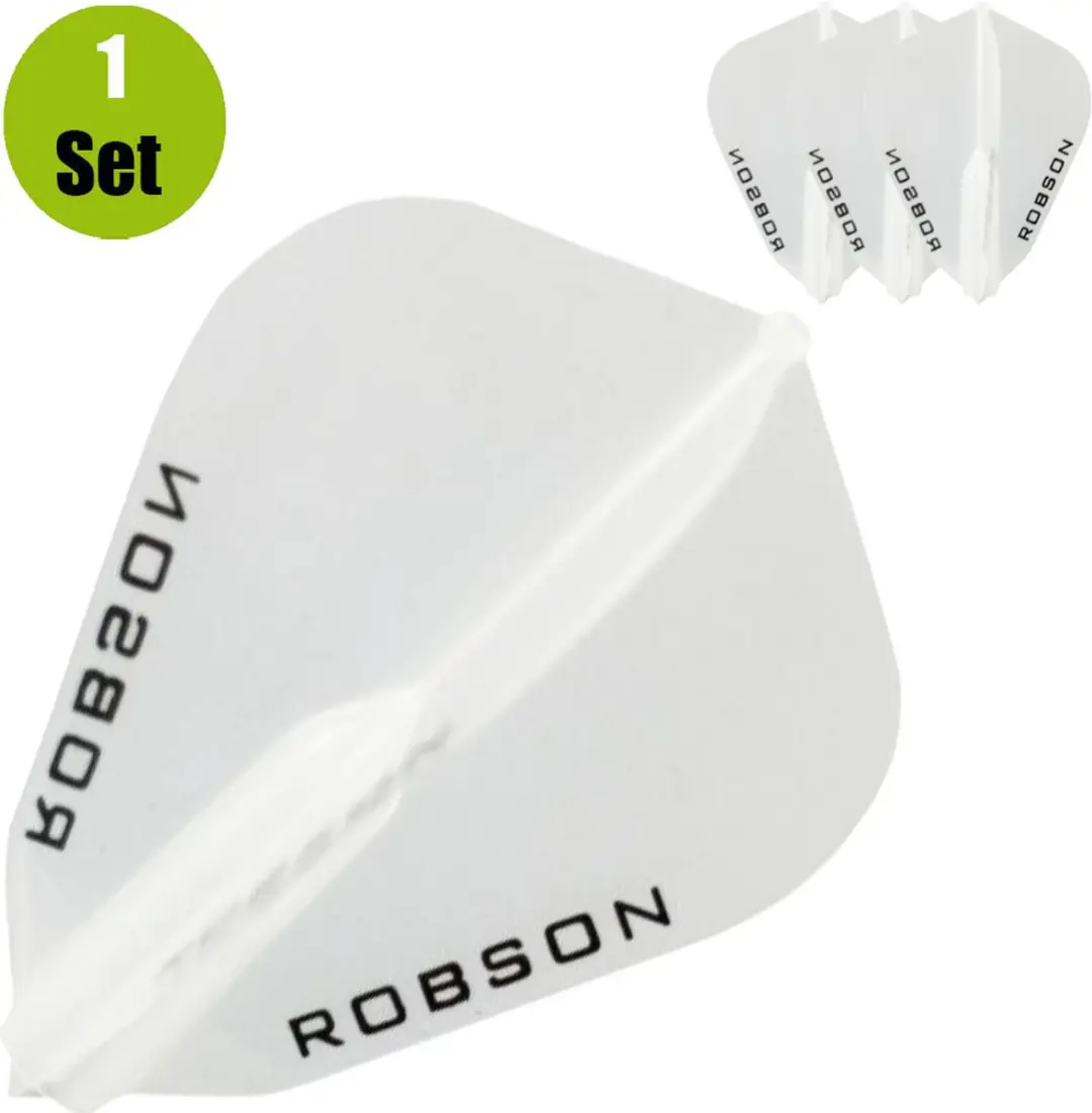 Bull's Robson Plus Flight FSH RO-51710 - Wit - 3 Stuks