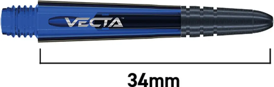 Winmau Vecta Blue Dart Shafts 3 Stuks