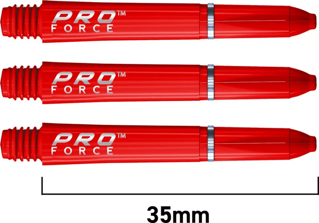 Winmau Pro Force Dartschachten Rood - 3 Stuks