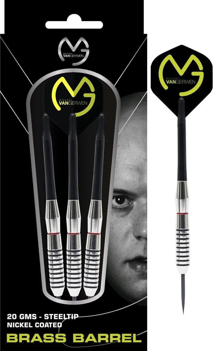 XQMax MVG Dartset QD7001060 - 3 Stuks - Nickel Coated