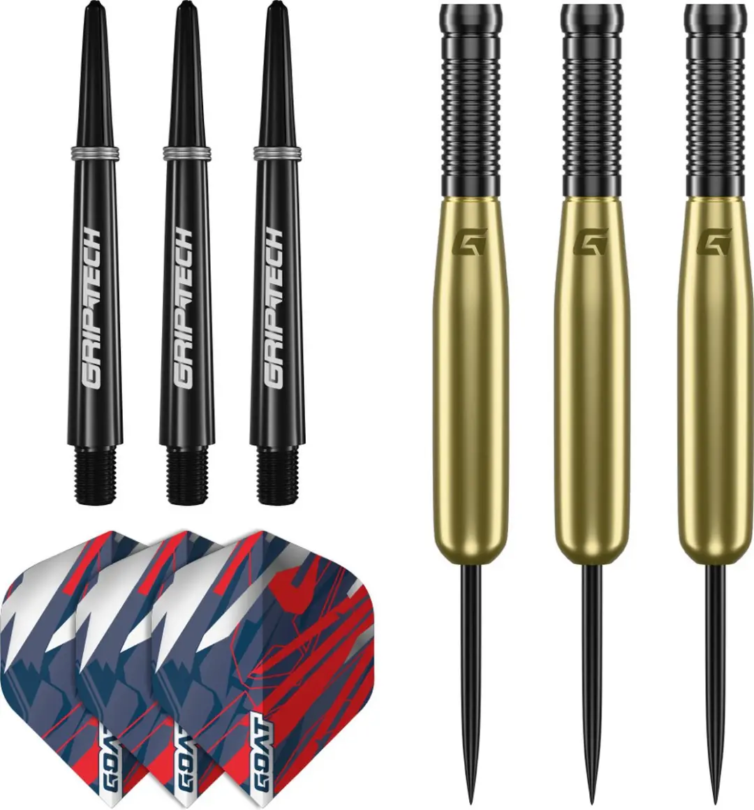 goat Homerun Gold Brass Dartpijlen - 3 Stuks