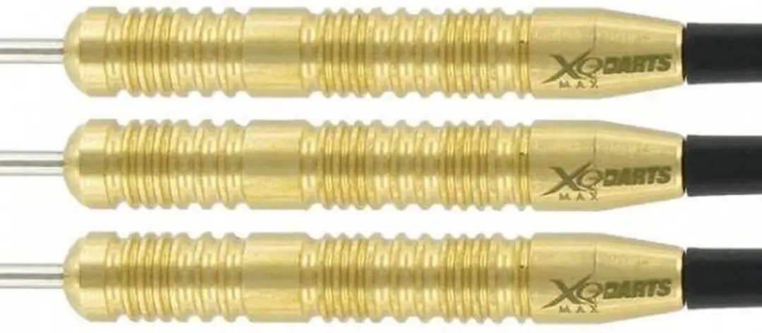 XQMax Michael van Gerwen Brass Darts 23g - 3 Stuks - Goud