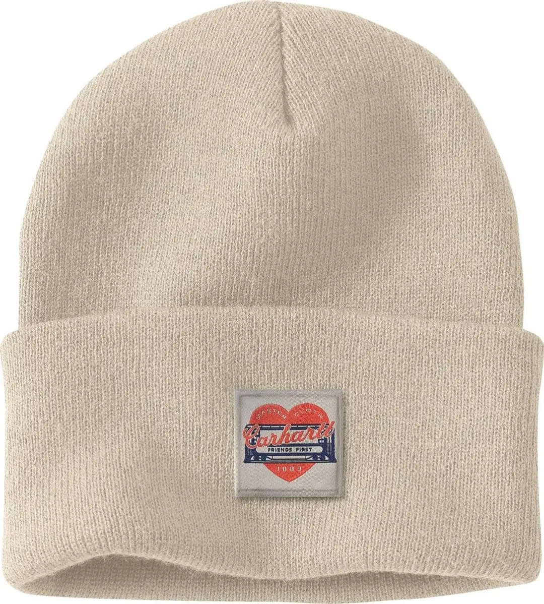 Carhartt Dames Knit Muts 107409 - Hartjespatch - Brown