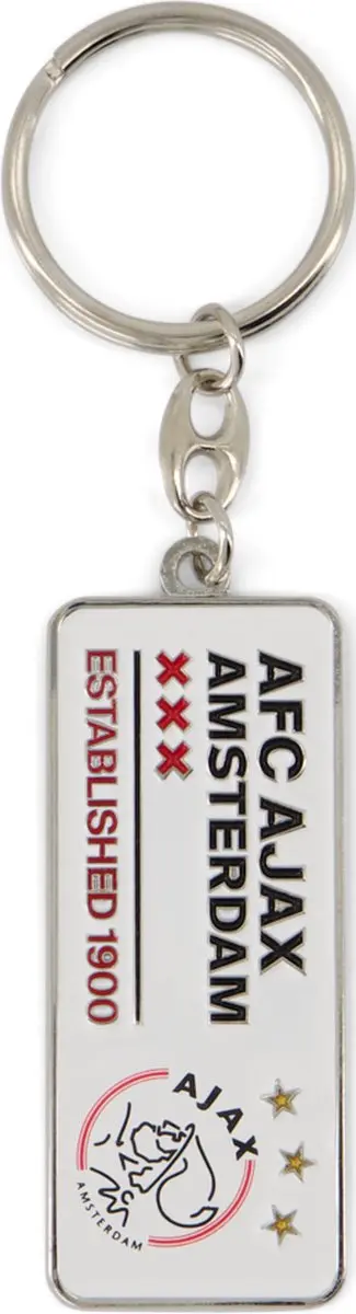 Ajax Sleutelhanger License Plate