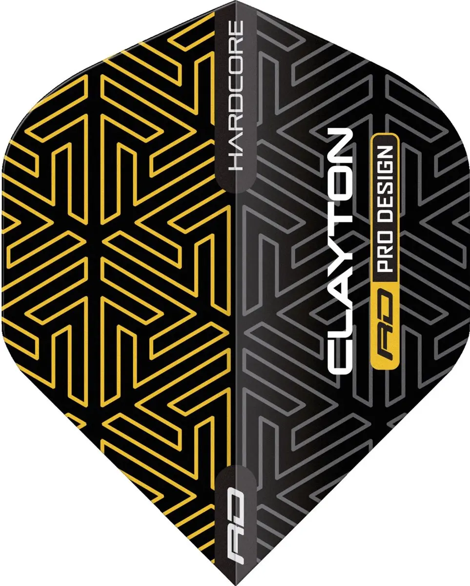 Red Dragon Jonny Clayton Hardcore Premium Dart Flights - 3 Stuks