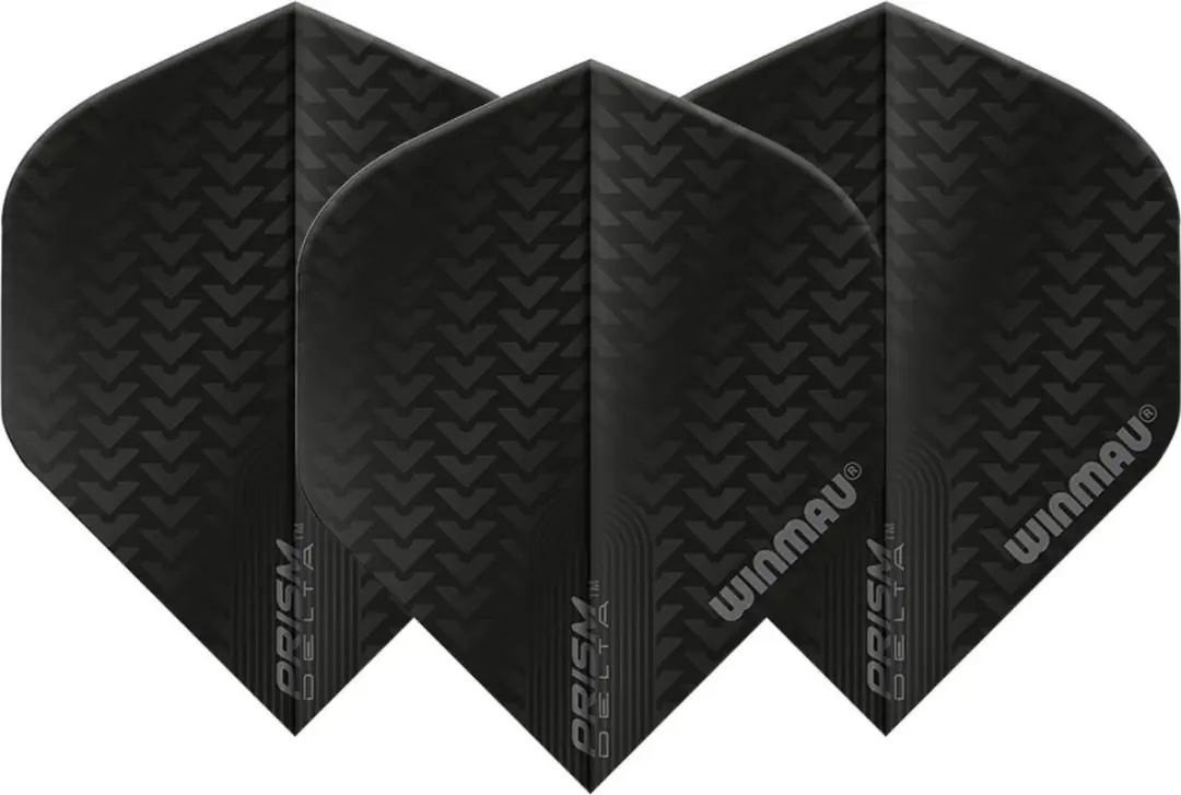 Winmau Prism Delta V Dart Flights - 3 Stuks - Zwart
