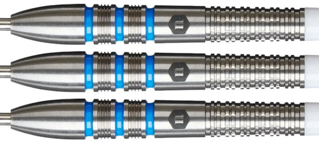 Unicorn Darren Beveridge 90% Dartpijlen - 3 Stuks - Zilver/Blauw - afbeelding 4 van 6