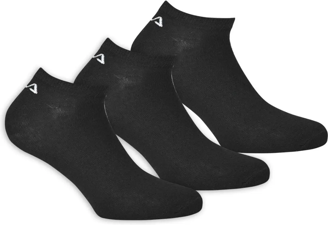 Fila Invisible Socks 3-Pack Zwart