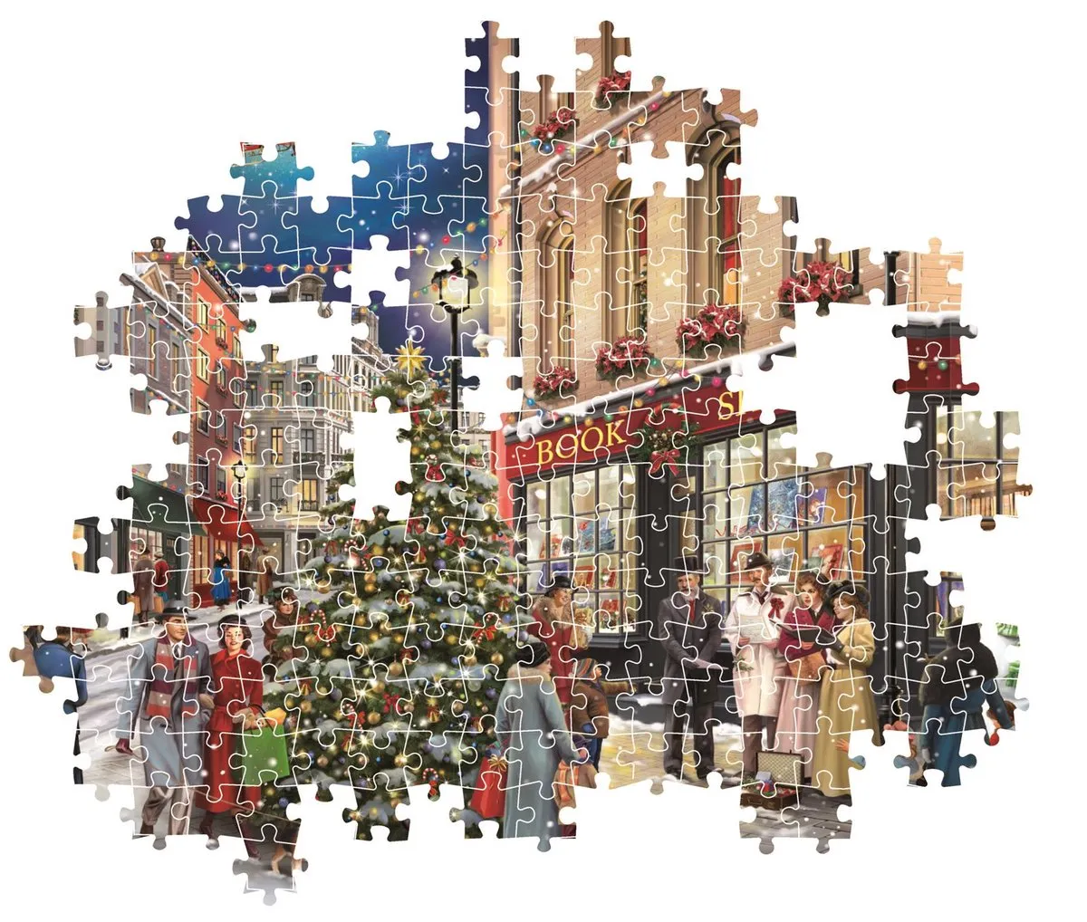 Clementoni Classic Christmas Collection 39925 Kerstpuzzel 1000 Stuks - Multikleur - afbeelding 6 van 6