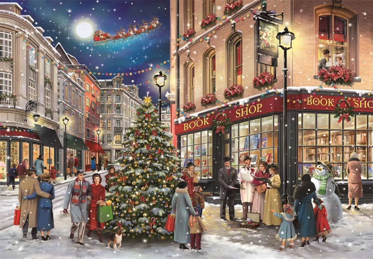 Clementoni Classic Christmas Collection 39925 Kerstpuzzel 1000 Stuks - Multikleur - afbeelding 5 van 6