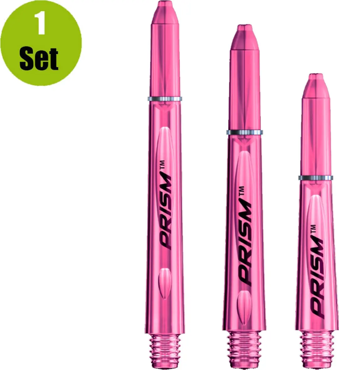 Winmau Prism Shaft Pink Dart Shafts - 3 Stuks