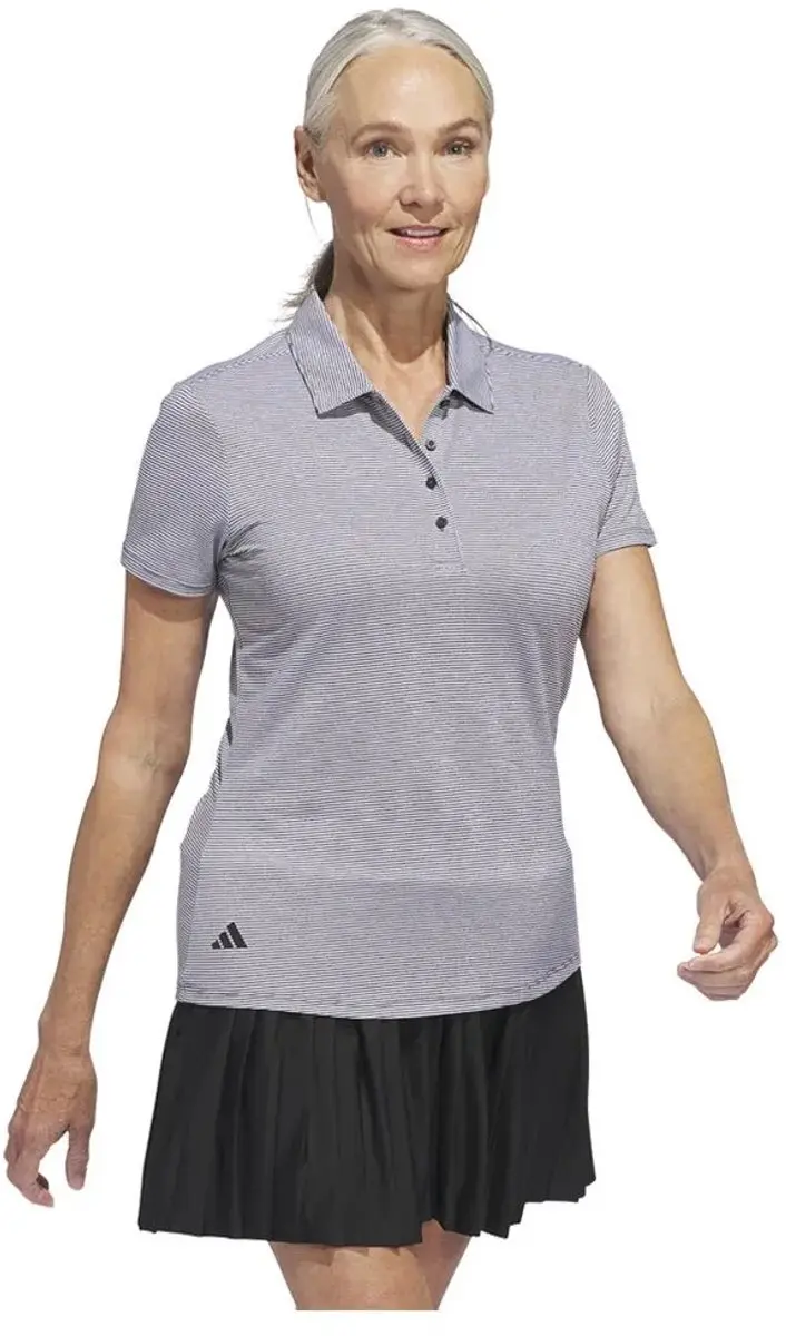 Adidas Ottoman Korte Mouw Poloshirt Dames L - Grijs