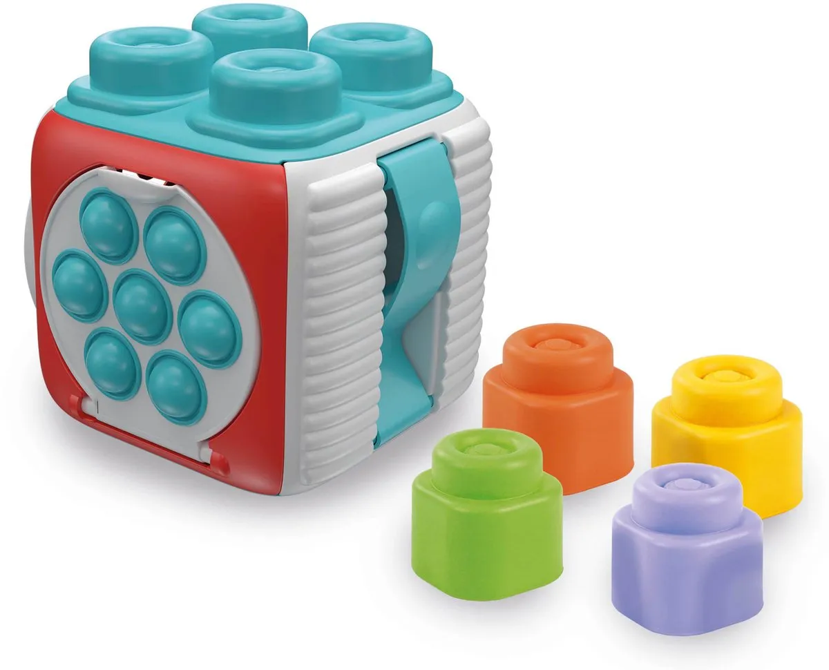 Clementoni Clemmy Cube Blokkenset - 5 Stuks - Multicolor - afbeelding 6 van 6
