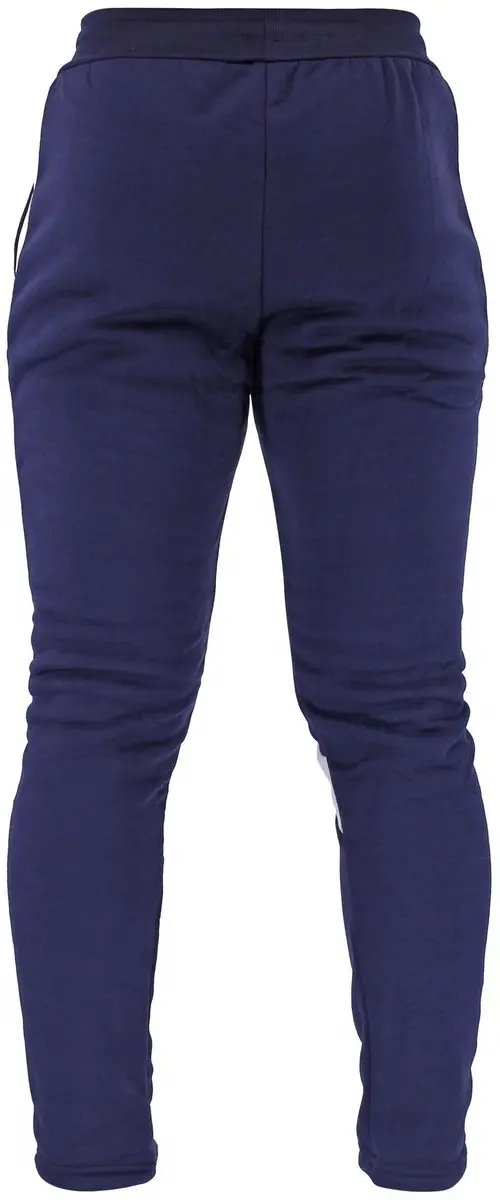 Legend Joggingbroek Navy Fleece S - Blauw/Wit