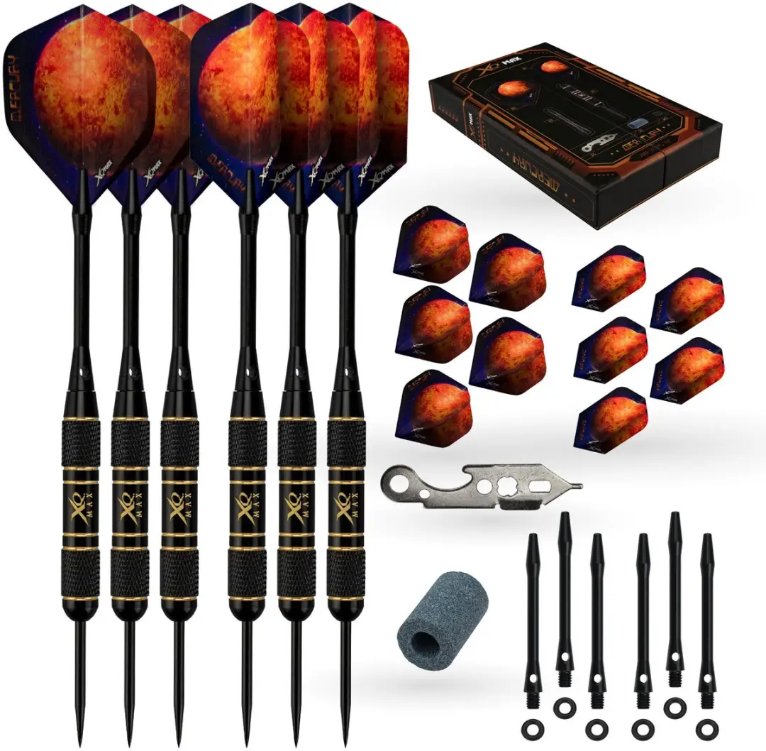 XQMax Mercury Steel Tip Dartset