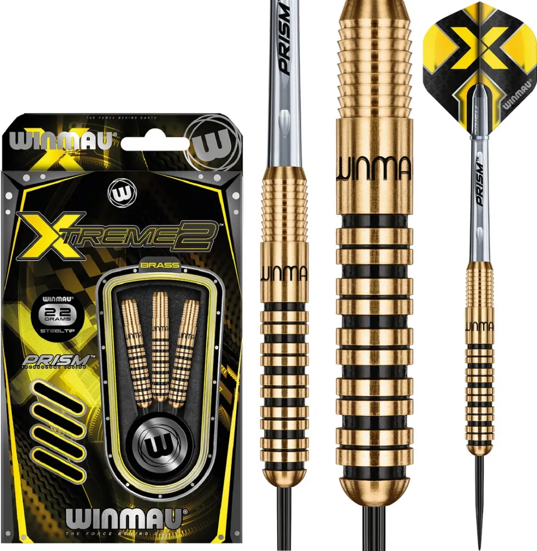 Winmau Xtreme2 Dartpijlen 3 Stuks - Koper