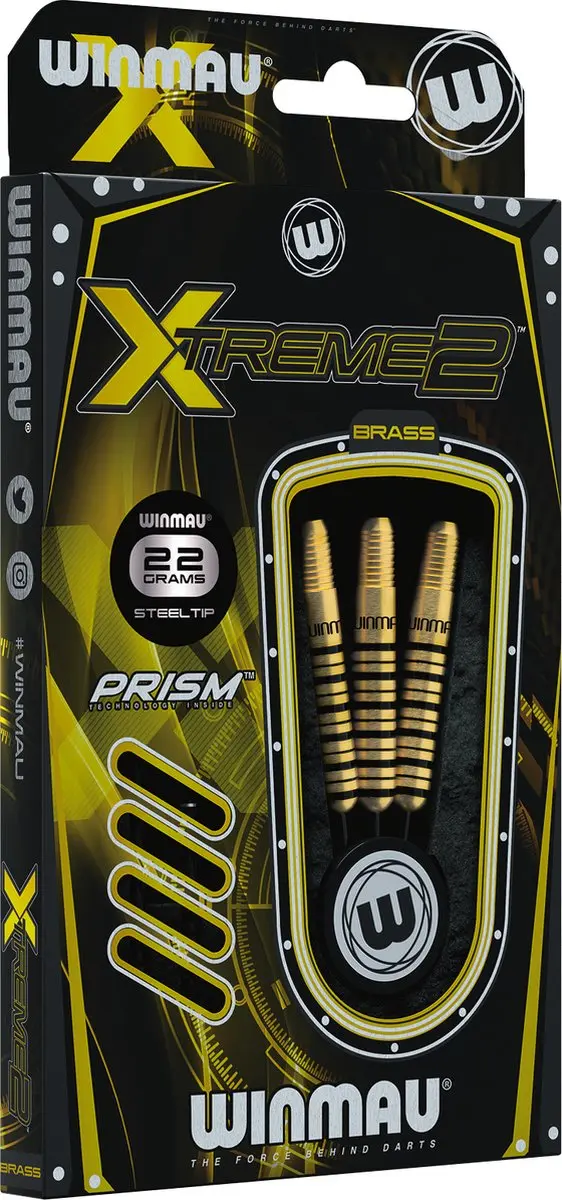 Winmau Xtreme2 Dartpijlen 3 Stuks - Koper