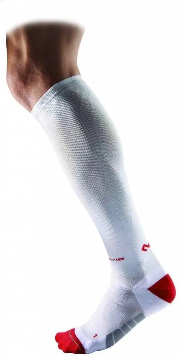McDavid 8831R Recovery Compressiesokken Wit - XXL