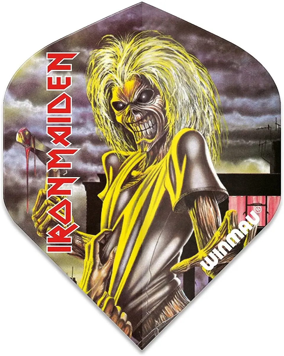 Winmau Rock Legends Iron Maiden Dart Flights - 3 Stuks - Multi