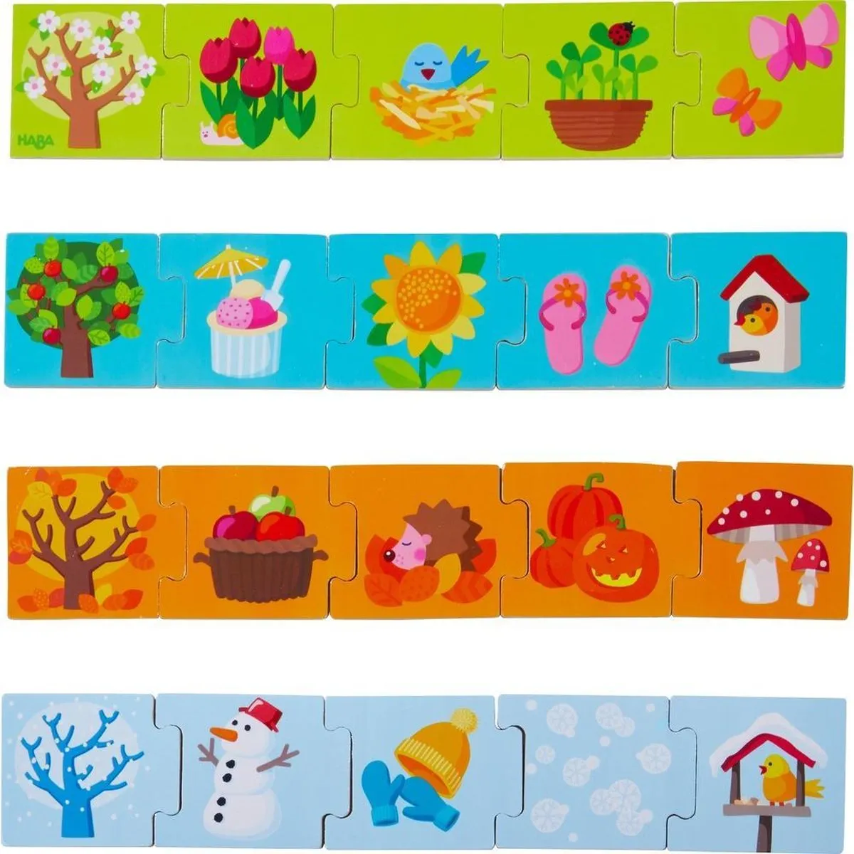 Haba Ordeningsspel Seizoenen 401016 - 20 Stuks Multicolor - afbeelding 6 van 6
