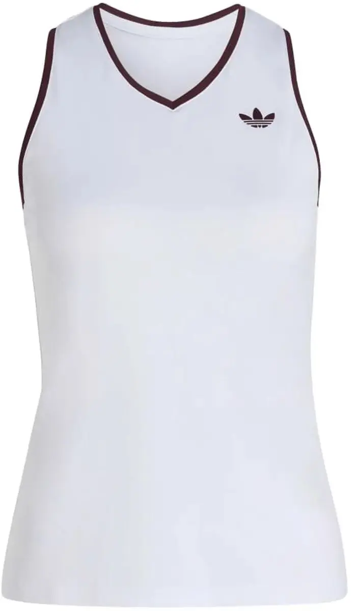 Adidas Classics Mouwloos T-shirt Wit L
