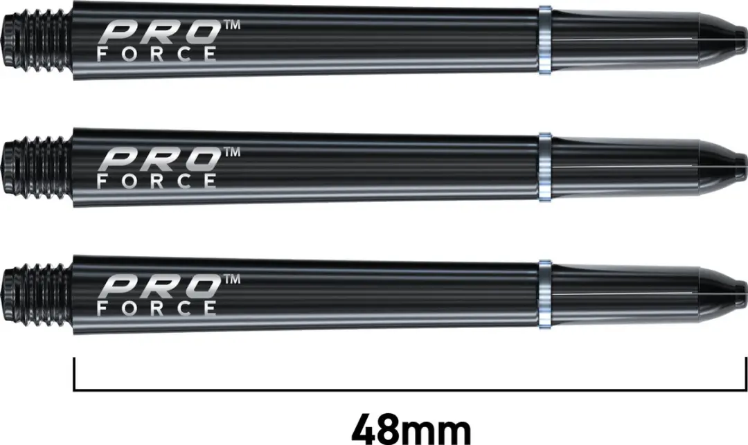 Winmau Pro Force Dartschachten - 3 Stuks - Zwart