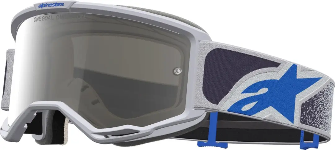Alpinestars Vision 5 Drag Mirror Motocrossbril - Paars/Rood - afbeelding 5 van 6