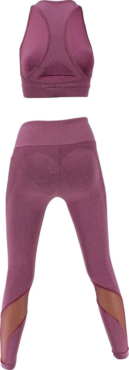 Legend Sportlegging Mesh Red L - Paars