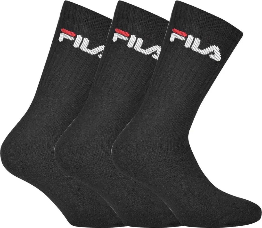 Fila Tennis Sokken 35-38 - 3 Paar - Zwart