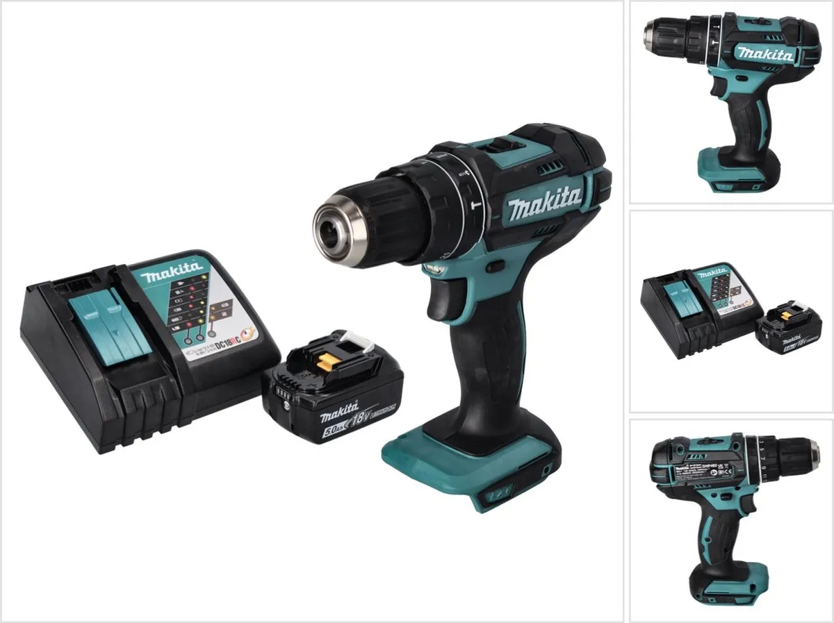 Makita DHP482RT1 Klopboormachine 18V 62Nm