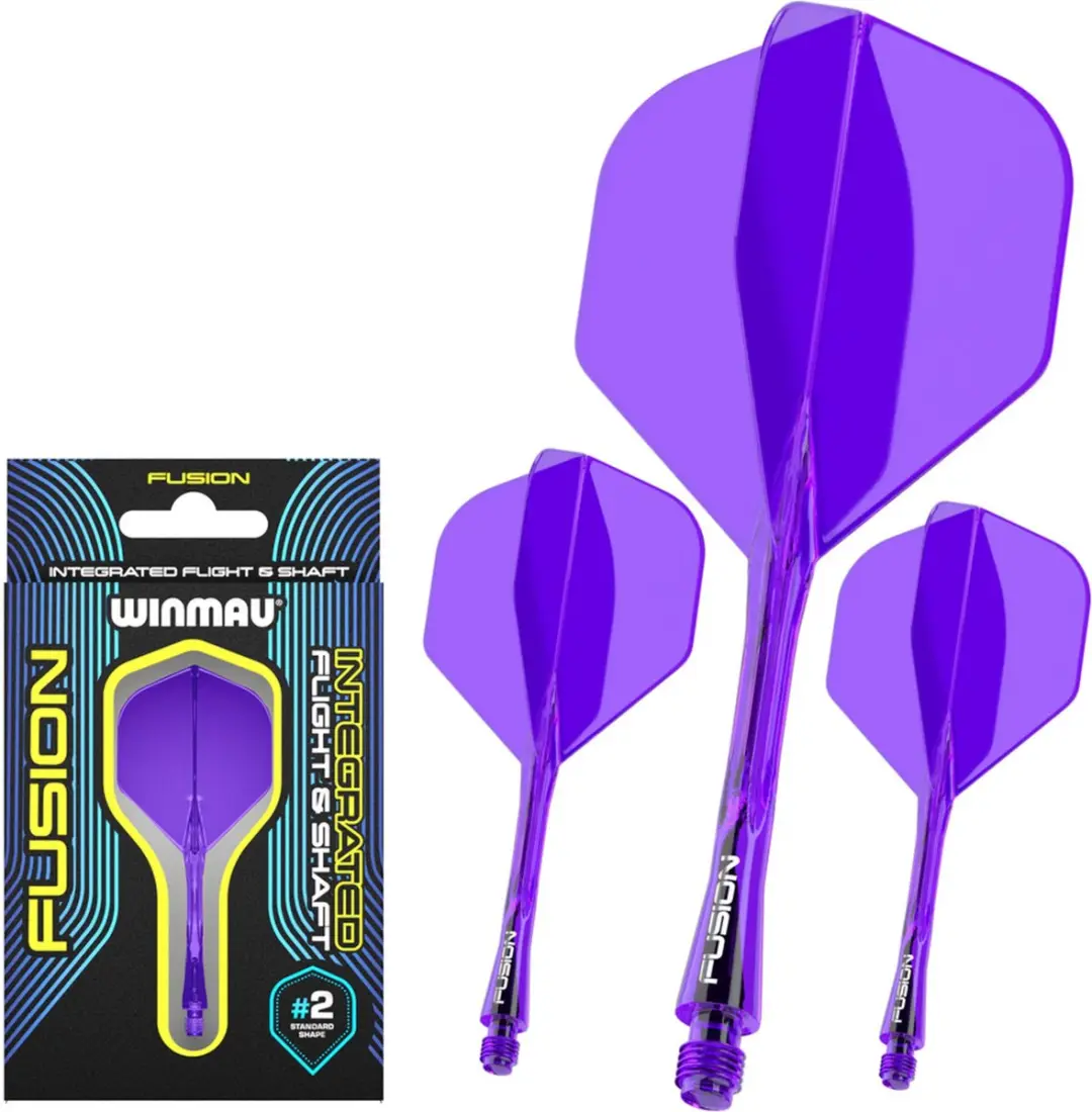 Winmau Fusion NO2 Dartvleugels - Paars - 3 Stuks