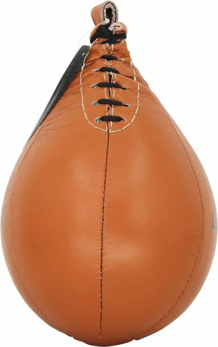 Legend Speedball Lederen Boksbal - Zwart/Wit