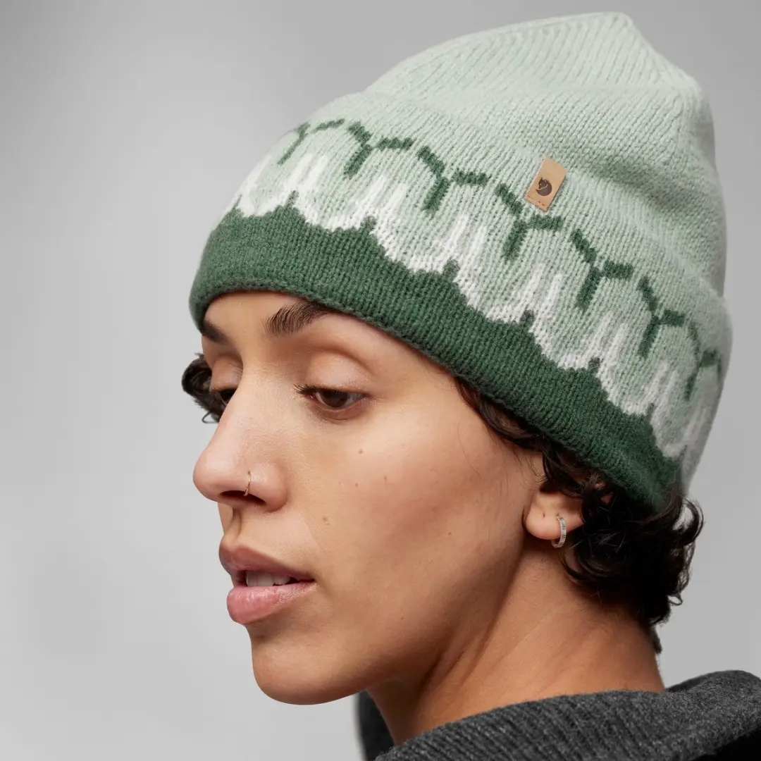 Fjällräven Ovik Path Knit Beanie - Deep Patina-Misty Green