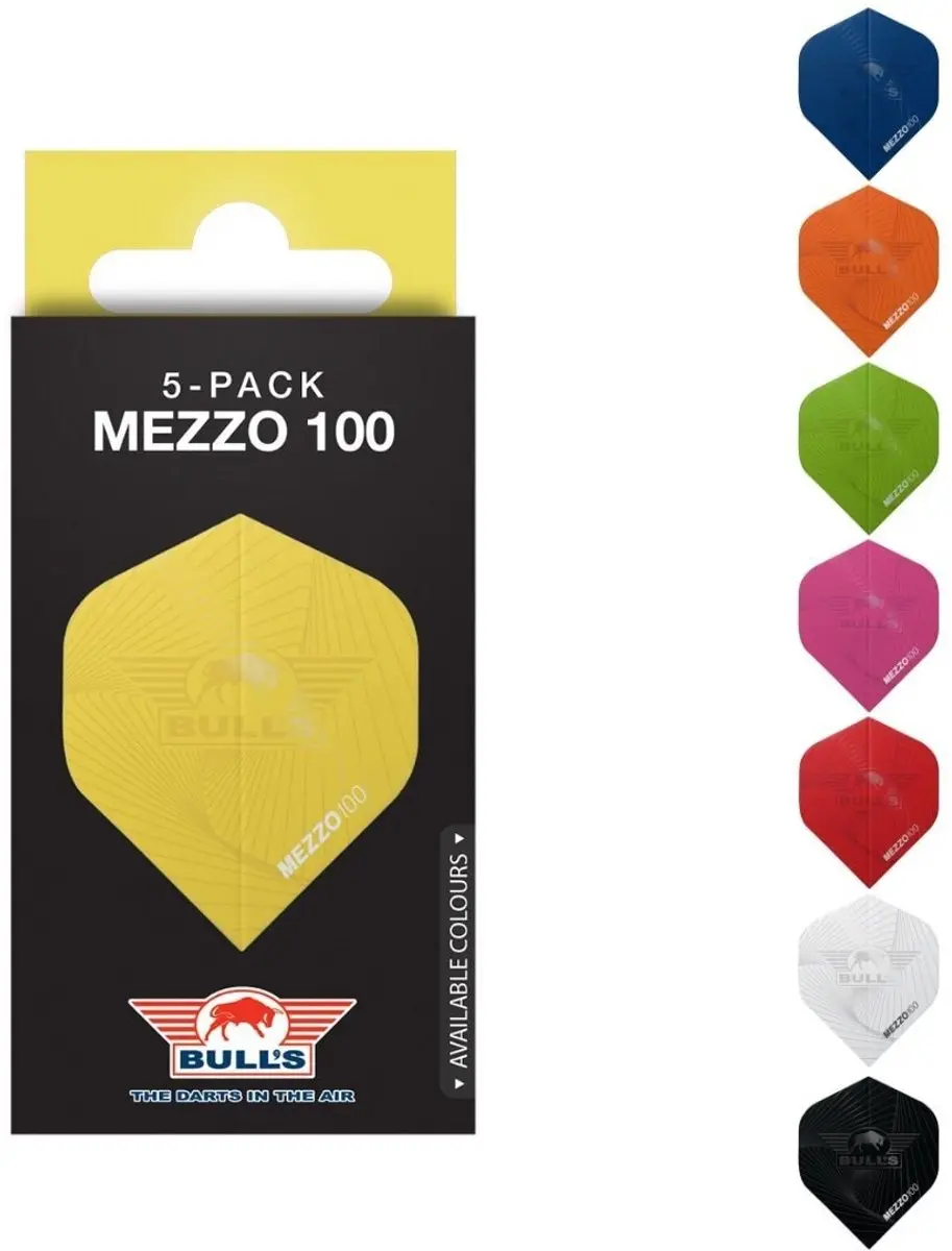 Bull's Flights Mezzo 100 nr.2 Geel