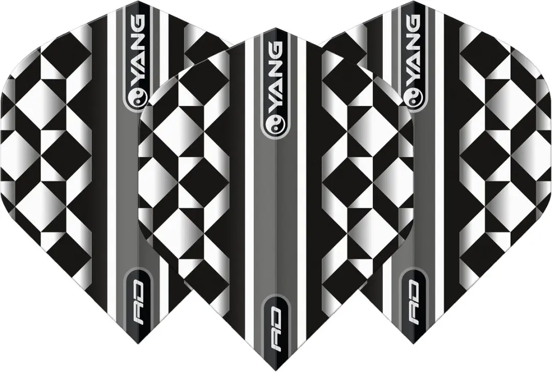 Red Dragon Yin Yang Multi Dart Flights TF6977 - 3 Stuks
