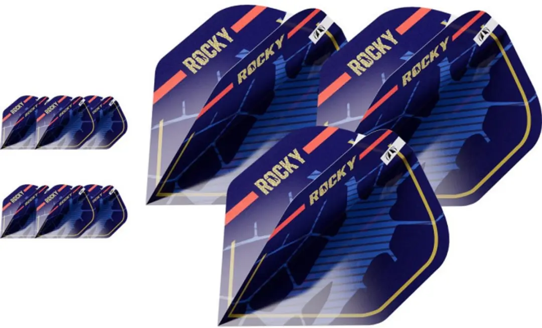 Target Josh Rock Pro Ultra 3 Dart Flights - Blauw/Goud