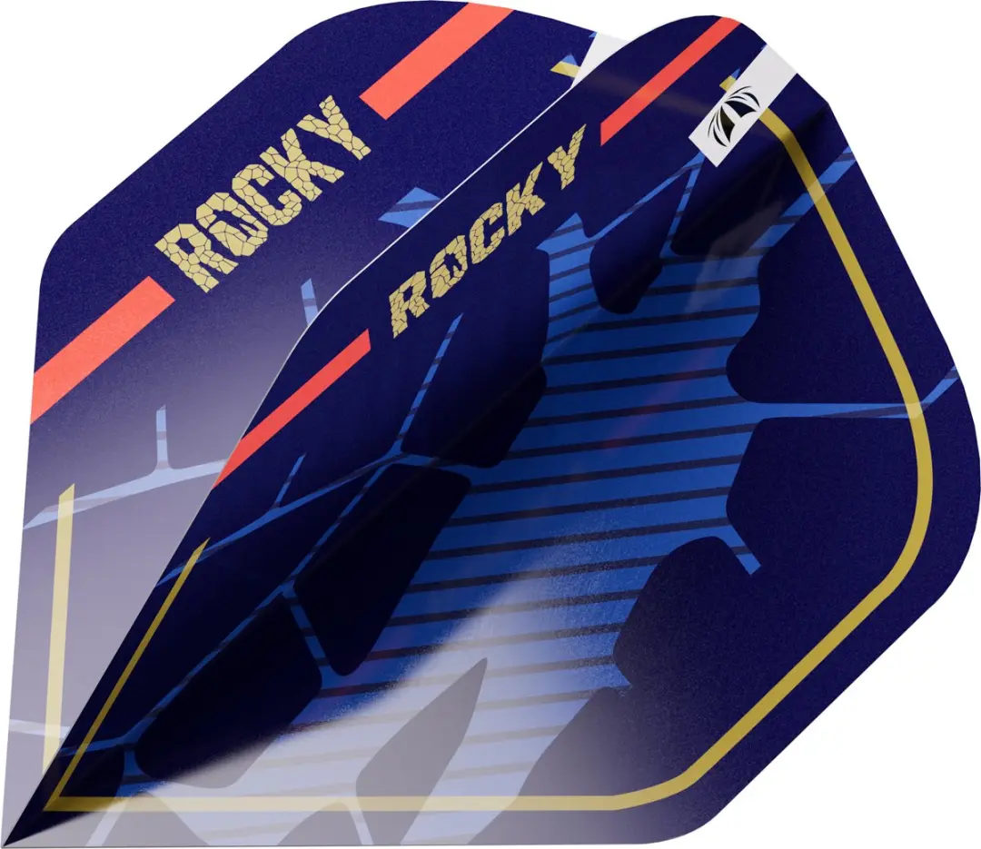 Target Josh Rock Pro Ultra 3 Dart Flights - Blauw/Goud