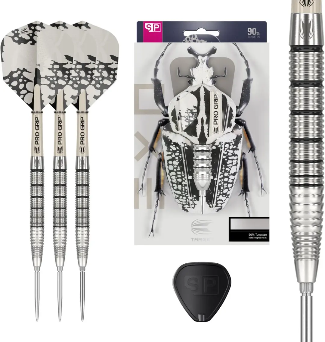 Target Darts EXO Edition Barrel 02 - 3 Stuks - 90% Tungsten