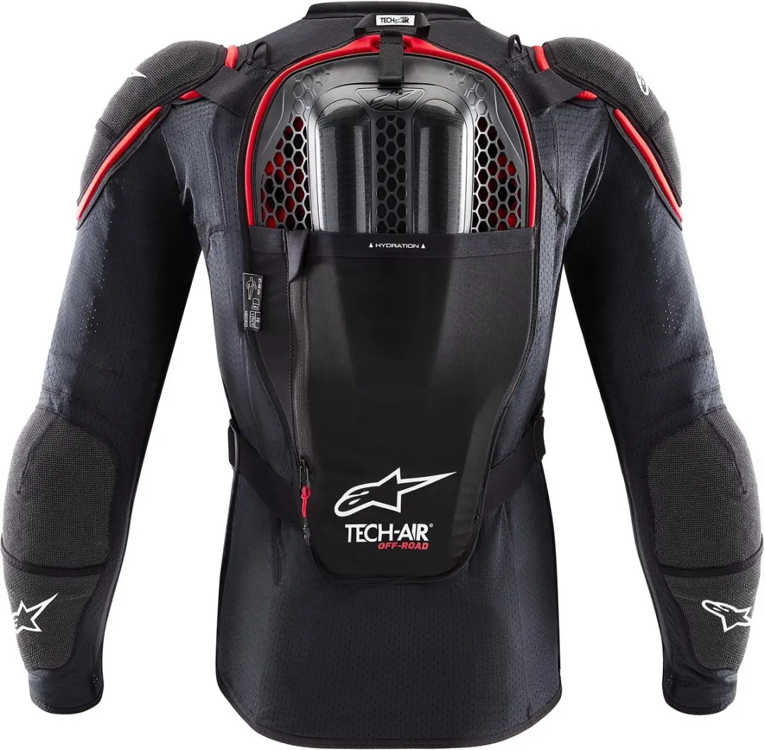 Alpinestars Tech-Air Off-Road 2026 Airbag Shirt - XL - Zwart/Rood