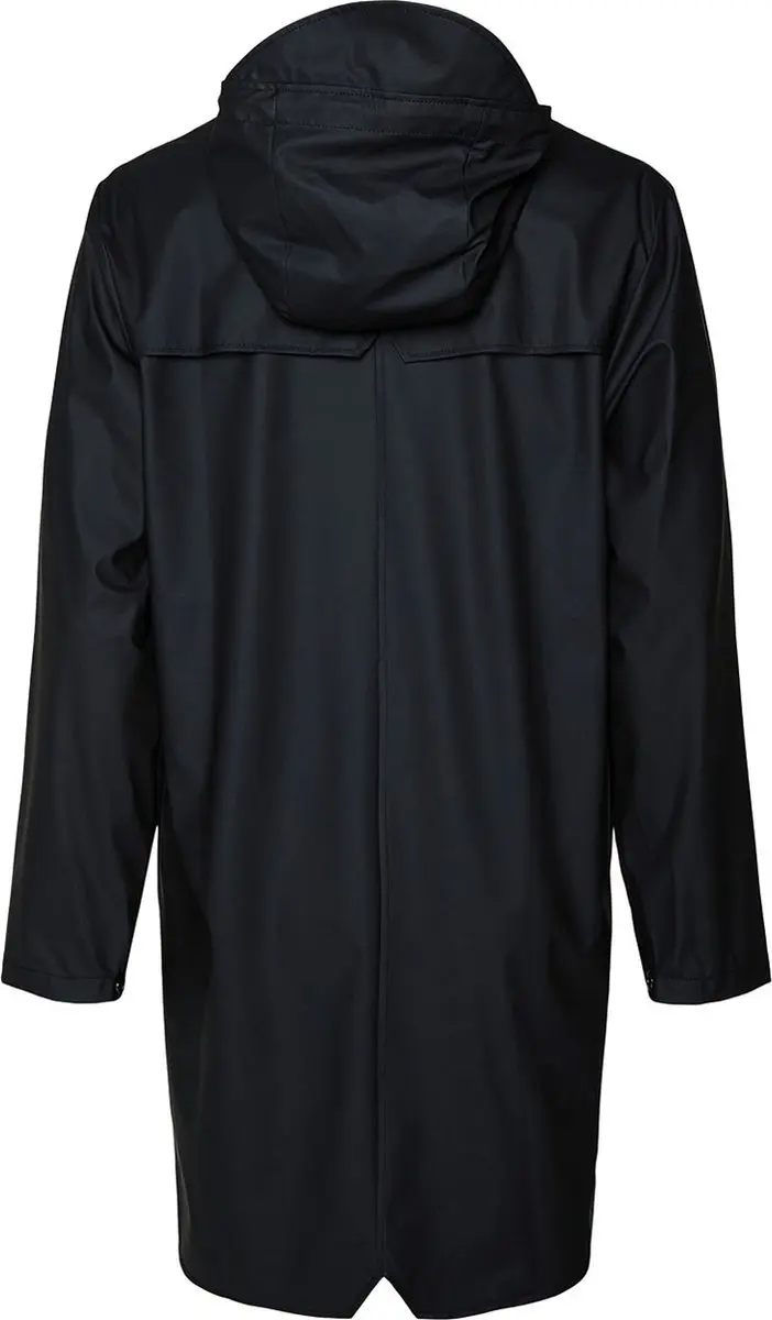 Rains Long Jacket Regenjas XS - Zwart