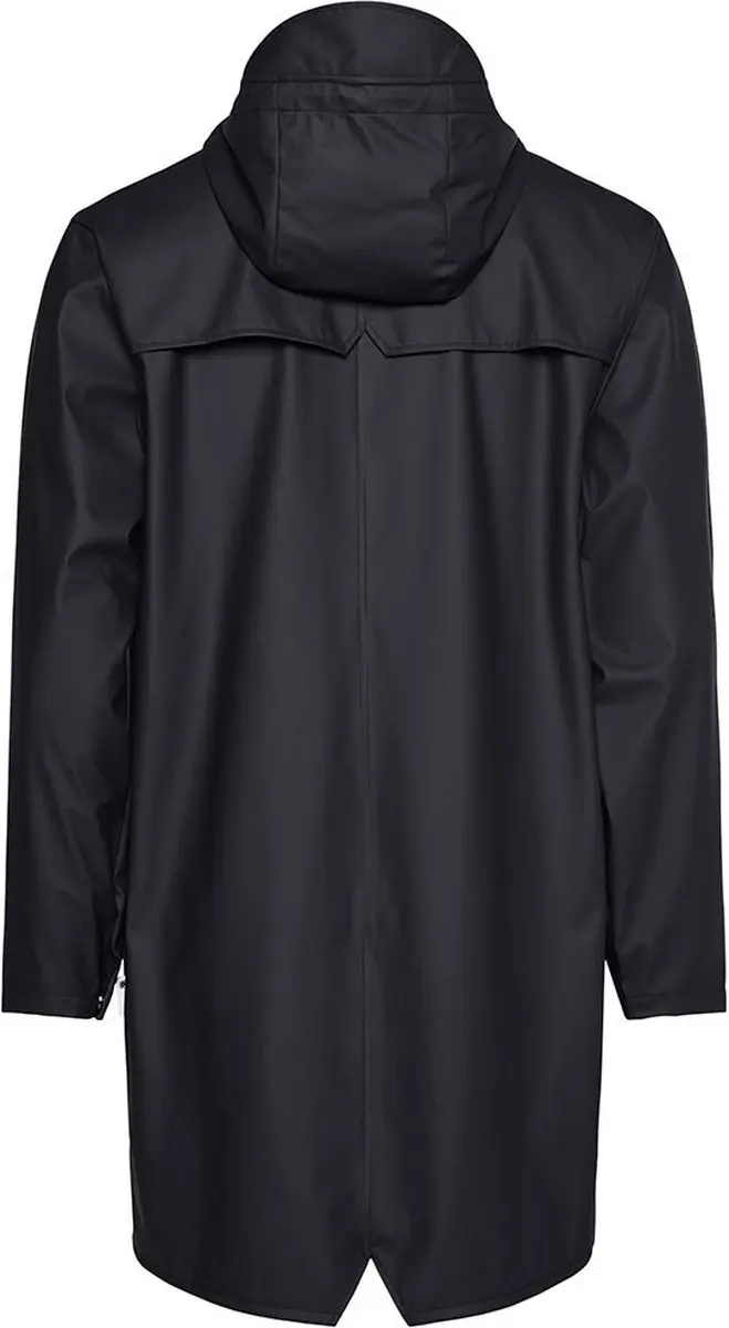 Rains Long Jacket Regenjas XS - Zwart