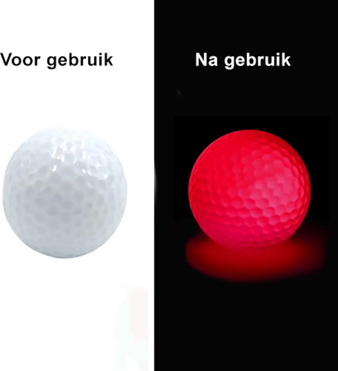 Legend LED Glow-in-the-Dark Golfballen - 2 Stuks - afbeelding 2 van 3