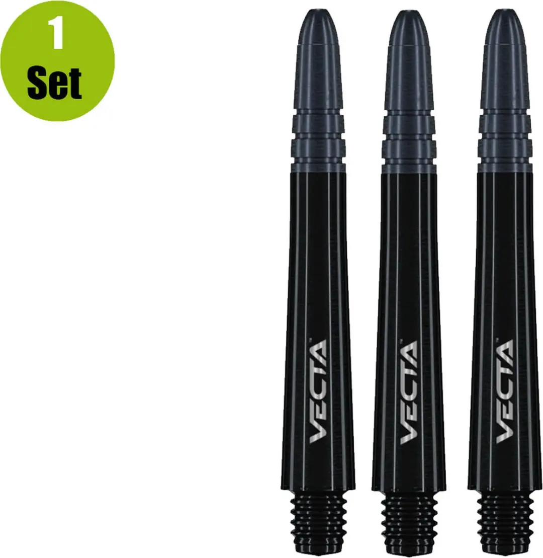 Winmau Vecta Black Dart Shafts 3 Stuks