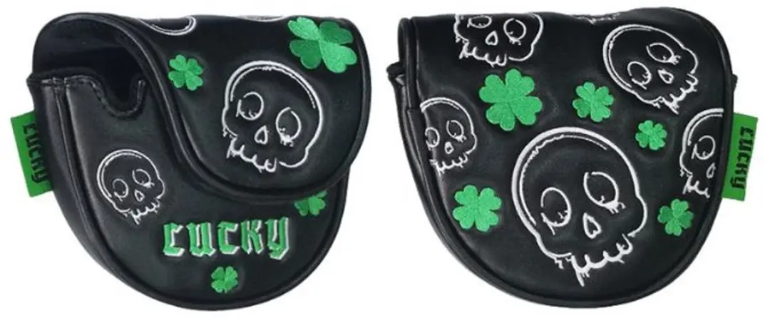 Legend Putter Headcover Lucky - Zwart/Groen - afbeelding 2 van 2