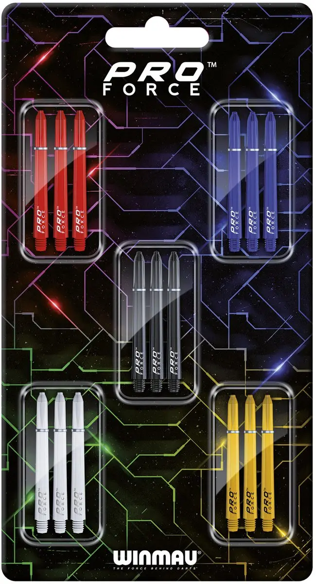 Winmau Pro-Force Shaft Collection 8141 Dart Shafts