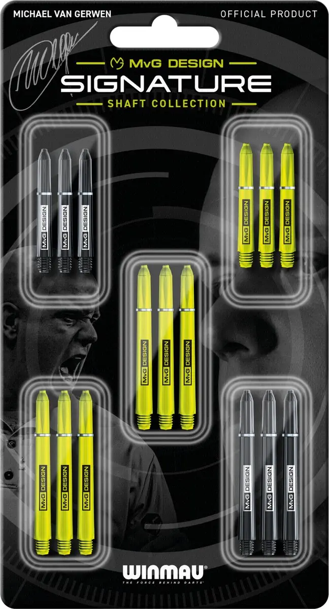 Winmau Michael van Gerwen Signature Shaft Collection 8125